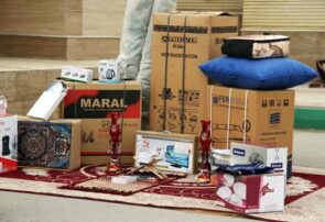 اهدای جهیزیه به زوج نیازمند در فریمان