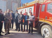 رونمایی از خودروی آتش‌نشانی و بیل‌ مکانیکی در کدکن تربت حیدریه
