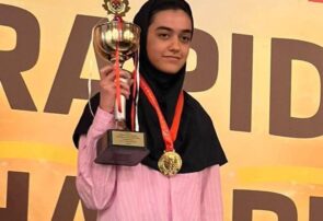 قهرمانی جهان دختر شطرنج باز خراسان رضوی قهرمانی جهان دختر شطرنج باز خراسان رضوی