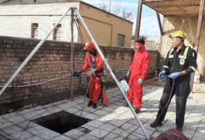 نجات یک زن از عمق چاه ۸ متری در نیشابور