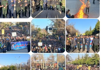 راهپیمایی مردم ولایتمدار شهرستان جغتای در محکومیت اقدامات اغتشاشگران