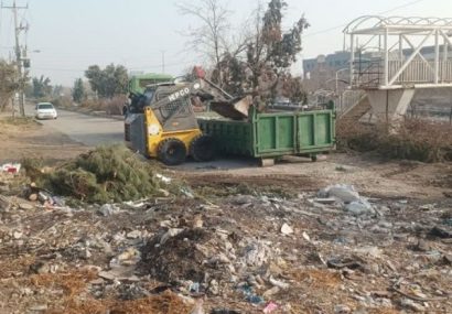 جمع آوری بیش از ۱۶ میلیون و ۲۰۰ هزار کیلو خاک و نخاله از سطح منطقه شش