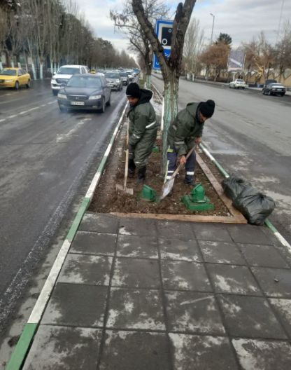 هکتار گلکاری فضای سبز در استقبال از بهار سال ۱۴۰۵