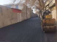 روکش آسفالت خیابان شفائیان ۴/۶ با مساحت ۱۲۰۰ متر مربع، گامی برای بهبود عبور و مرور در منطقه ۳ مشهد