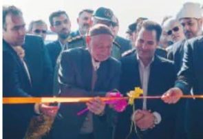 افتتاح آموزشگاه ۶ کلاسه شهید غلامی و زمین چمن مصنوعی این آموزشگاه در خلیلآباد