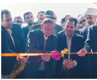 افتتاح آموزشگاه ۶ کلاسه شهید غلامی و زمین چمن مصنوعی این آموزشگاه در خلیلآباد