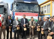 ۱۰۷ کامیون کمک های بشردوستانه تاجیکستان از مرز سرخس وارد ایران شد ۱۰۷ کامیون کمک های بشردوستانه تاجیکستان از مرز سرخس وارد ایران شد