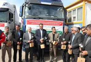 ۱۰۷ کامیون کمک های بشردوستانه تاجیکستان از مرز سرخس وارد ایران شد ۱۰۷ کامیون کمک های بشردوستانه تاجیکستان از مرز سرخس وارد ایران شد