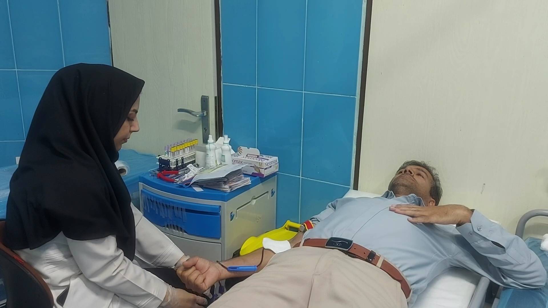 اهدای خون ۱۵۰ نفر در باخرز اهدای خون ۱۵۰ نفر در باخرز