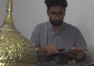 بافت زرههای تعزیه در داورزن؛ هنری کمنظیر در دستان یک هنرمند خودآموخته