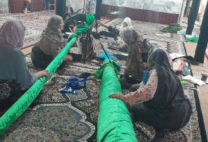 مراسم علم بندان بخش رخ تربت حیدریه با شرکت بانوان برگزار شد مراسم علم بندان بخش رخ تربت حیدریه با شرکت بانوان برگزار شد