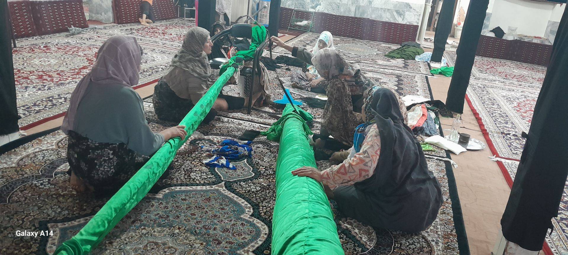 مراسم علم بندان بخش رخ تربت حیدریه با شرکت بانوان برگزار شد مراسم علم بندان بخش رخ تربت حیدریه با شرکت بانوان برگزار شد