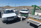 نجات سه فرد محبوس شده در حادثه رانندگی در مشهد
