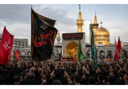 مشهد الرضا، سوگوار عزای سید الشهدا در عاشورای حسینی مشهد الرضا، سوگوار عزای سید الشهدا در عاشورای حسینی