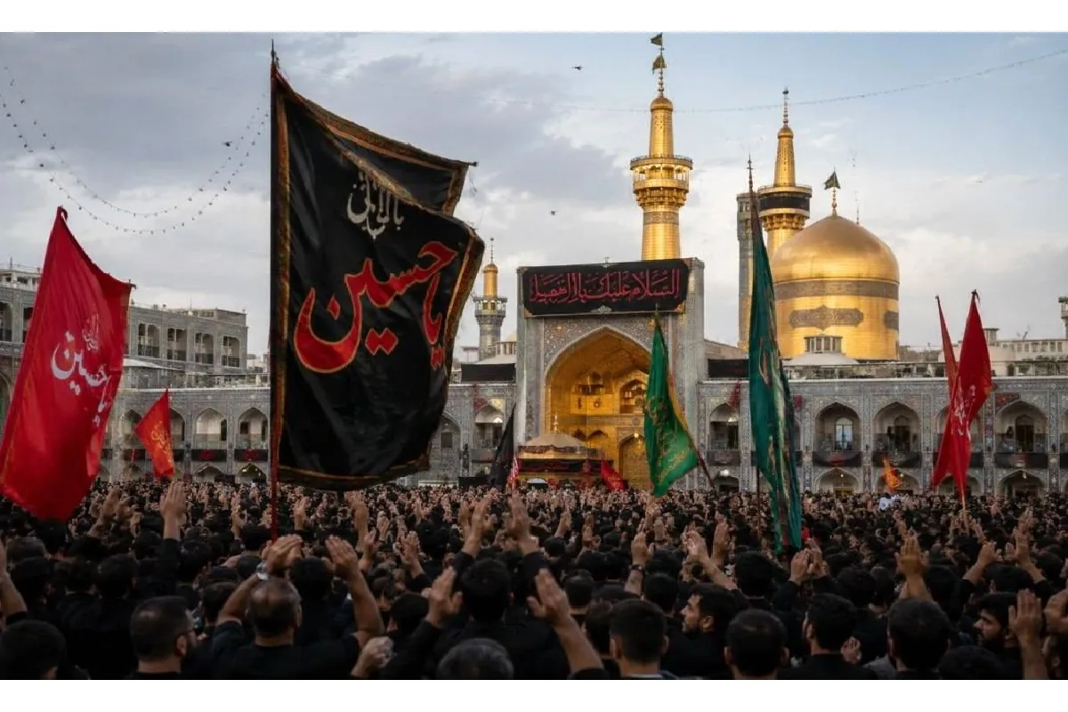 مشهد الرضا، سوگوار عزای سید الشهدا در عاشورای حسینی مشهد الرضا، سوگوار عزای سید الشهدا در عاشورای حسینی