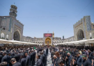 اقامه باشکوه نماز ظهر عاشورای حسینی در بیش از ۳۵ نقطه حرم مطهر رضوی