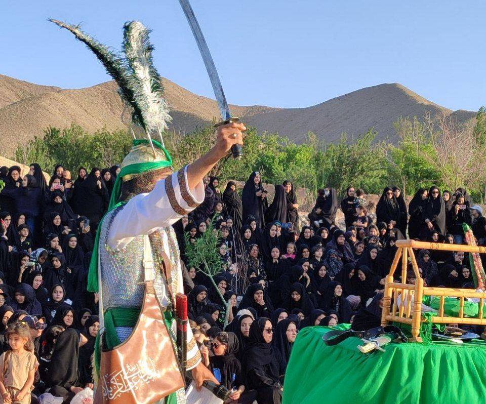 تعزیه‌خوانی در روستای بُرس کدکن تربت حیدریه