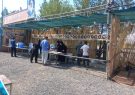 خدمت به زائران بدرقه امام شهید در داورزن