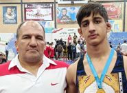 نوجوان تایبادی، صاحب نشان طلای مسابقات کشتی پهلوانی کشور