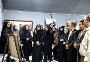برپایی نمایشگاه«رنگ، نقش و زندگی» در بردسکن