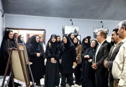 برپایی نمایشگاه«رنگ، نقش و زندگی» در بردسکن