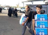خدمت رسانی موکب «سلسله الذهب» نیشابور در مسیر نجف به کربلا خدمت رسانی موکب «سلسله الذهب» نیشابور در مسیر نجف به کربلا