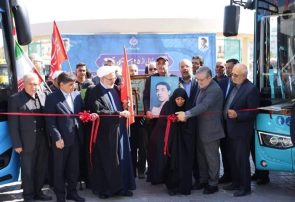 ۲۵ دستگاه اتوبوس جدید و بازسازیشده در مشهد رونمایی شد