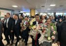 استقبال از مدالآوران المپیاد جهانی هوش مصنوعی در فرودگاه مشهد