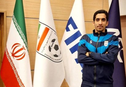حضور معلم جوان شهرستان فیروزه برای داوری در لیگ برتر فوتسال کشور