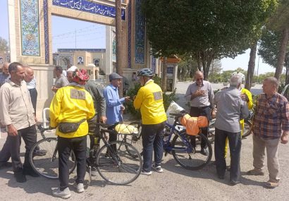 کاروان دوچرخه سواری ایثارگران خراسان رضوی به سبزوار رسید