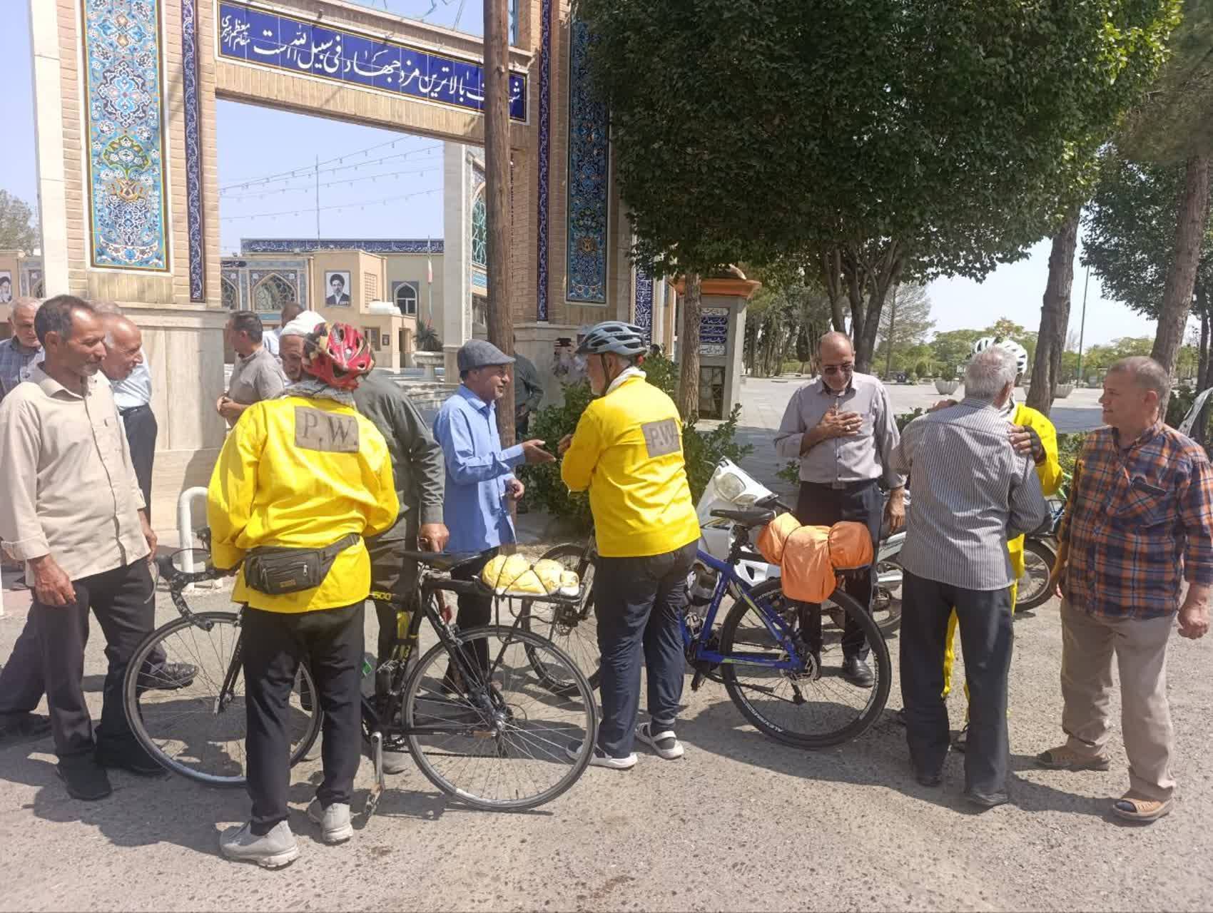 کاروان دوچرخه سواری ایثارگران خراسان رضوی به سبزوار رسید کاروان دوچرخه سواری ایثارگران خراسان رضوی به سبزوار رسید