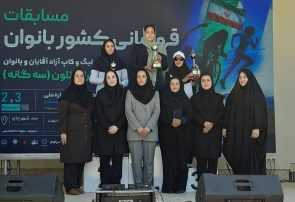 درخشش بانوان خراسان رضوی در مسابقات ترایاتلون قهرمانی کشور
