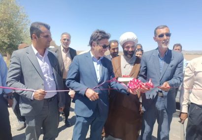 بهرهبرداری از طرح آسفالت روستای اسلامآباد خلج در تربت حیدریه