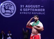 کشتیگیر تایبادی در بازیهای عشایری قرقیزستان قهرمان شد کشتیگیر تایبادی در بازیهای عشایری قرقیزستان قهرمان شد