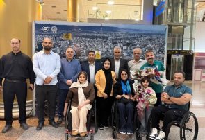 استقبال از تیراندازان اعزامی به مسابقات
