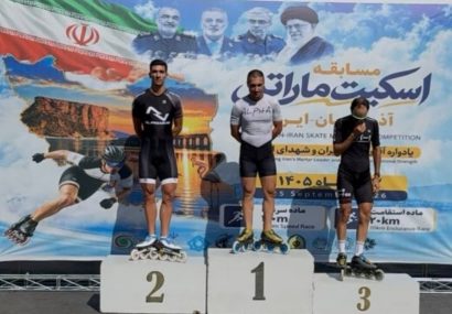 نماینده خراسان رضوی قهرمان نیمهماراتن اسکیت کشور شد نماینده خراسان رضوی قهرمان نیمهماراتن اسکیت کشور شد