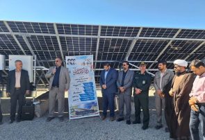 بهرهبرداری از نیروگاه خورشیدی چاه موتور طرق در کوهسرخ خراسان رضوی