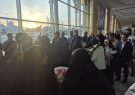 مراسم استقبال از بانوی وزنه بردار مشهدی در فرودگاه برگزار شد